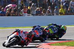 Andrea Dovizioso, Ducati Team, Maverick Vinales, Yamaha Factory Racing, Valentino Rossi, Yamaha Factory Racing