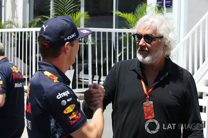 Max Verstappen, Red Bull con Flavio Briatore