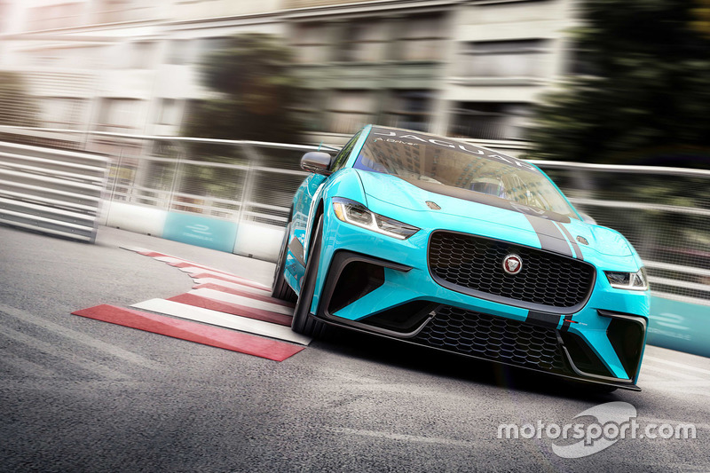 Jaguar I-PACE eTROPHY-Fahrzeug