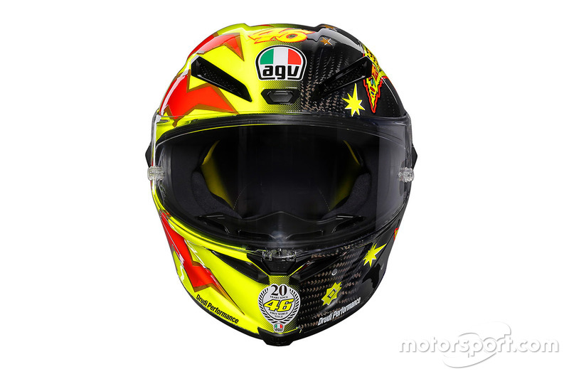 Helmet of Valentino Rossi, Yamaha Factory Racing