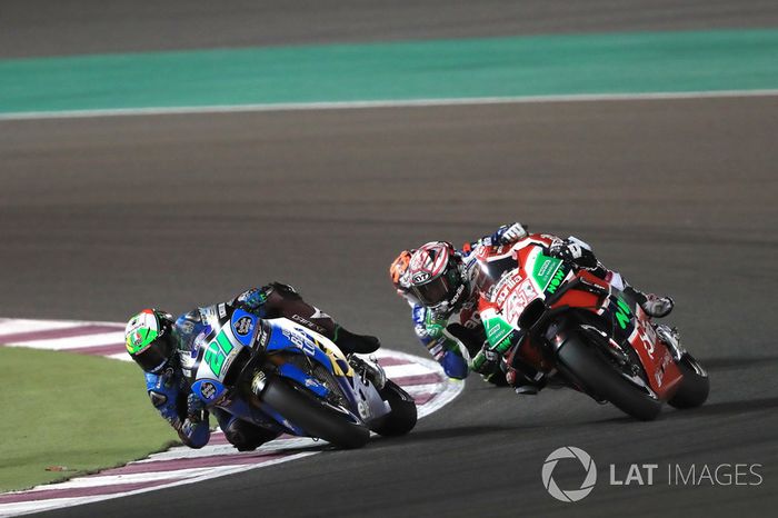 Franco Morbidelli, Estrella Galicia 0,0 Marc VDS, Aleix Espargaro, Aprilia Racing Team Gresini