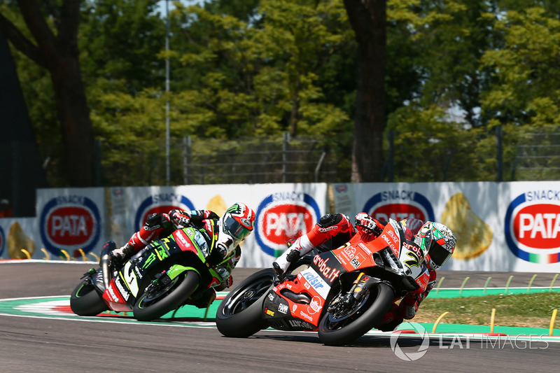 Chaz Davies, Aruba.it Racing-Ducati SBK Team, Jonathan Rea, Kawasaki Racing