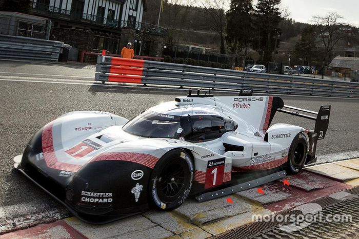 Porsche 919 Hybrid Evo, Porsche Team detalle lateral
