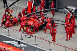 Ferrari practice pit stops