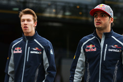 Carlos Sainz Jr., Scuderia Toro Rosso, und Daniil Kvyat, Scuderia Toro Rosso