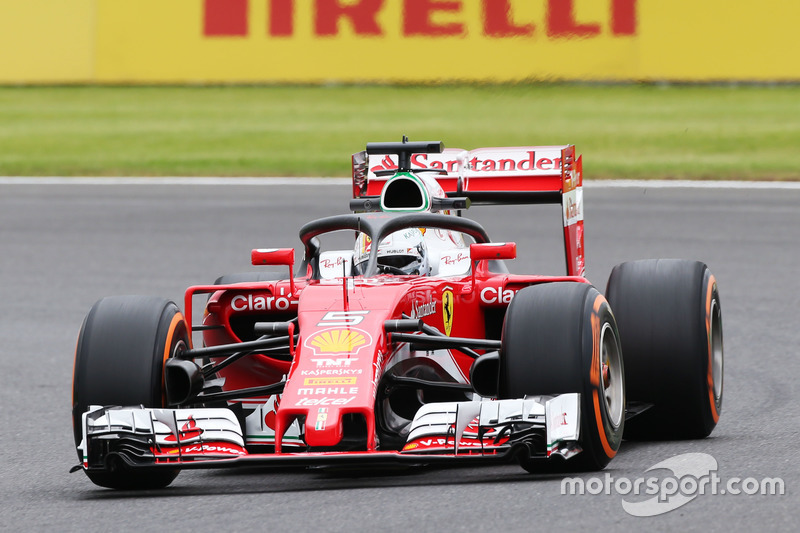 Sebastian Vettel, Ferrari SF16-H con la cubierta de la cabina Halo