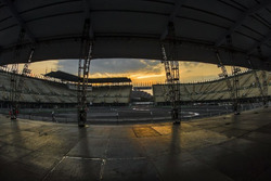 Preparaciones del autódromo Hermanos Rodríguez
