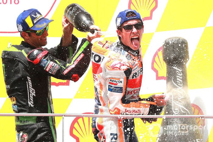 Marc Marquez, Repsol Honda Team, Alex Rins, Team Suzuki MotoGP,  Johann Zarco, Monster Yamaha Tech 3