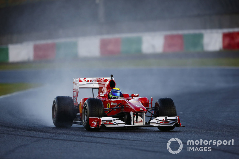 Феліпе Масса, Ferrari, під час демонстраційних заїздів у Сузуці