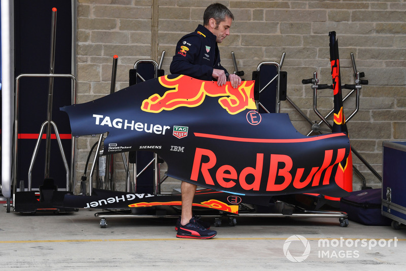 Une pièce de carrosserie de Red Bull Racing RB14