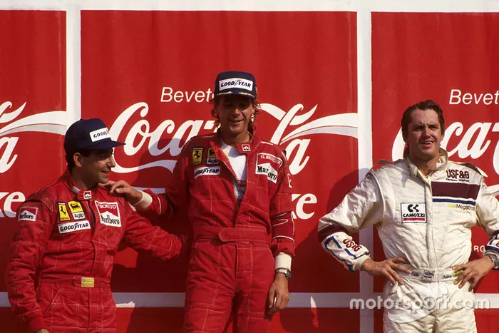 A edição de 1988 foi histórica. Além de ser a única vitória de um carro que não fosse a McLaren de Ayrton Senna ou Alain Prost, Gerhard Berger liderou a dobradinha da escuderia italiana logo após a morte de Enzo Ferrari, que aconteceu no mês anterior.