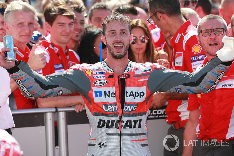 Il vincitore della gara Andrea Dovizioso, Ducati Team