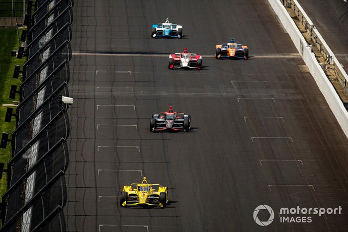 Scott McLaughlin, Team Penske Chevrolet, Will Power, Team Penske Chevrolet, Simona De Silvestro, Paretta Autosport Chevrolet