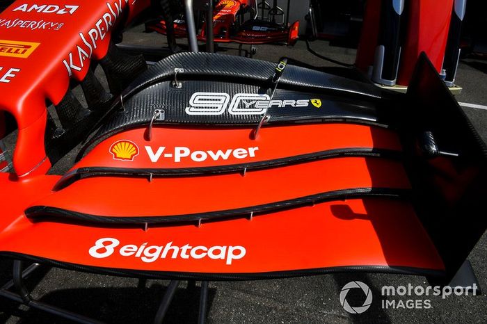 Alerón delantero del Ferrari SF90 