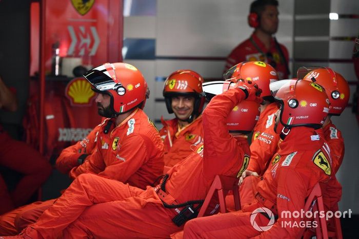 Mecánicos de Ferrari