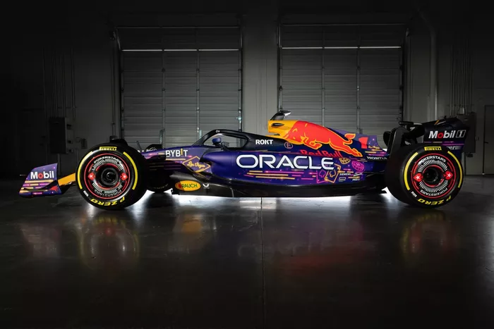 Red Bull Racing RB19 Las Vegas GP librea  