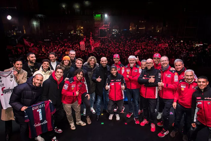 Celebración del año 2022 del Ducati Team 