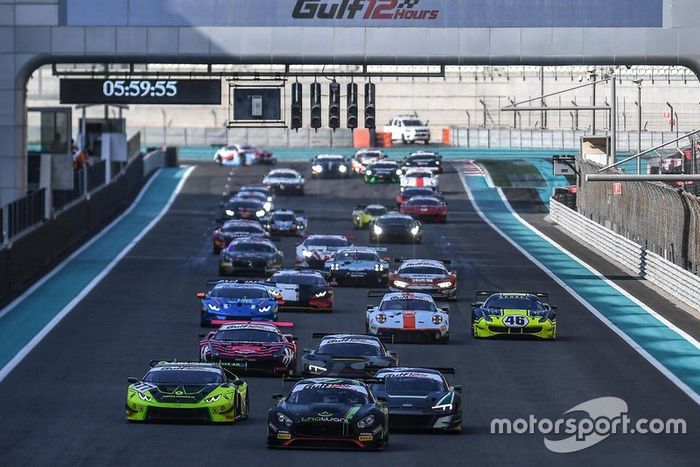 Partenza, #48 HTP Motorsport Mercedes AMG GT3: Maximilian Goetz, Dominik Baumann, Al Zubair Al Faisal