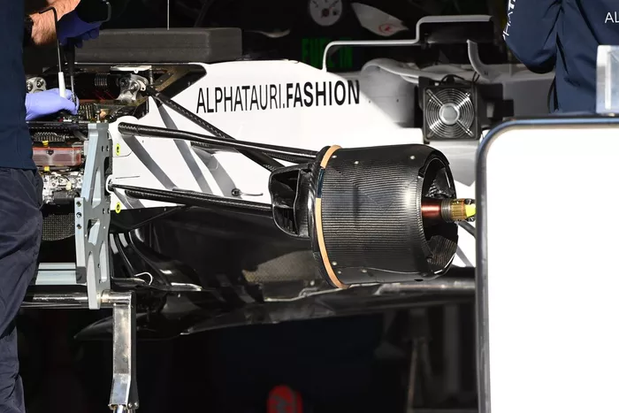 AlphaTauri AT01 front brake detail