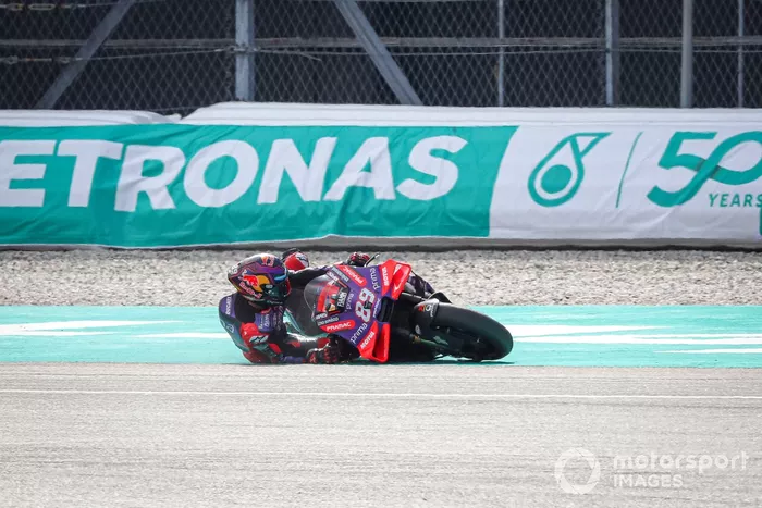Jorge Martin, chute de Pramac Racing