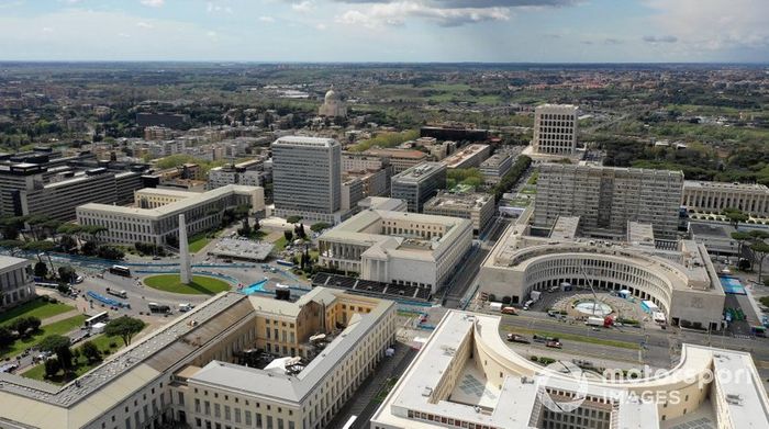 Veduta aerea del circuito 
