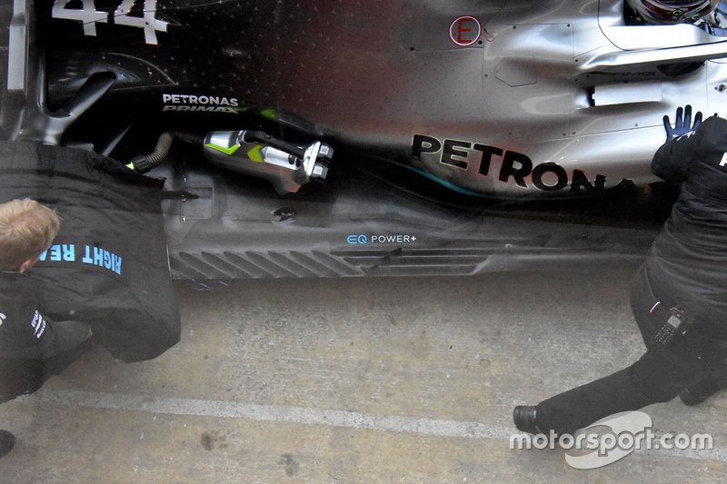 Technical detail Mercedes AMG F1 W10