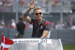 Kevin Magnussen, Haas F1 Team, pilotlar geçit töreni