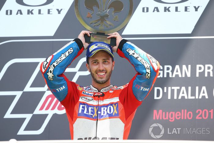 Podium: Ganador, Andrea Dovizioso, Ducati Team