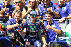 Ganador de la pole Maverick Viñales, Yamaha Factory Racing