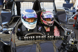 Mika Hakkinen et Sergio Perez, Force India