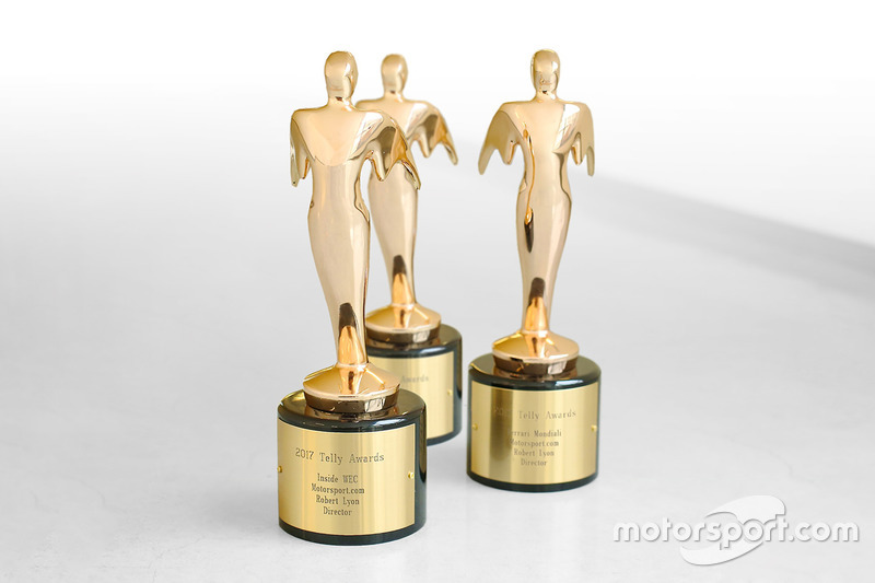 3 Telly-Awards 2017 für Motorsport.com