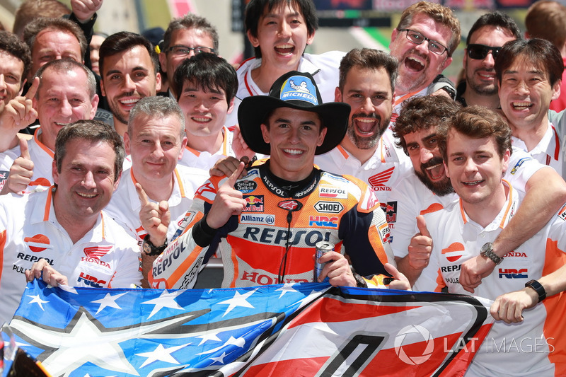 Podium: Marc Marquez, Repsol Honda Team