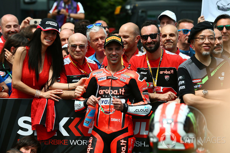 Tercer lugar Marco Melandri, Aruba.it Racing-Ducati SBK Team