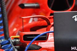 Ferrari SF-71H with mirror on halo detail