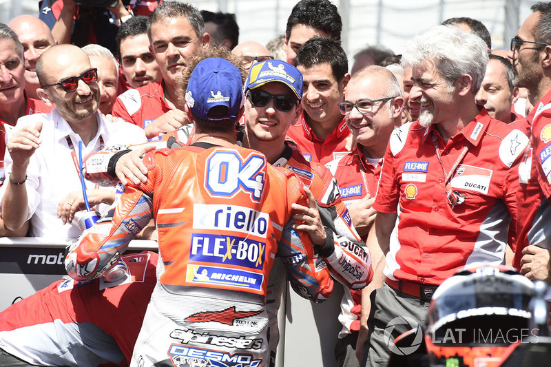 Хорхе Лоренсо, Андреа Довіціозо, Ducati Team