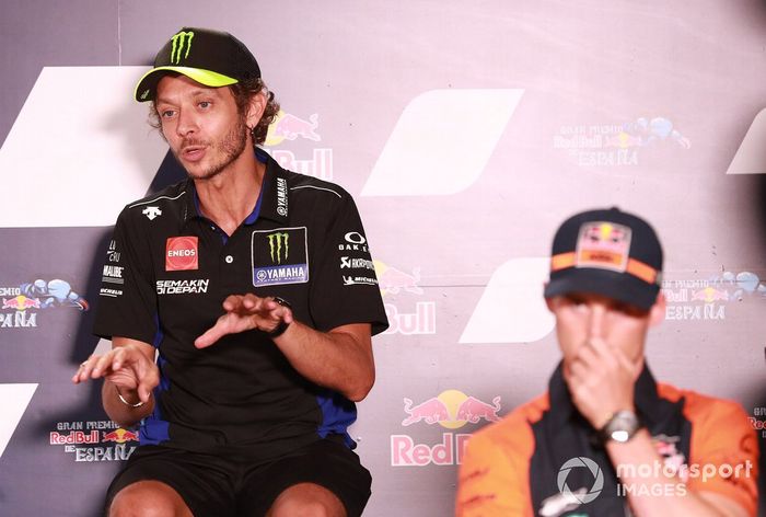 Valentino Rossi, en la conferencia de prensa