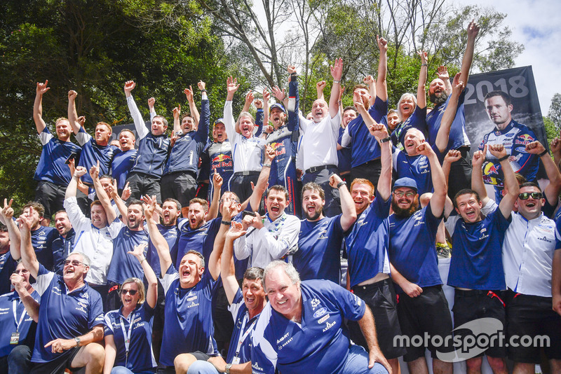 I Campioni 2018 del WRC Sébastien Ogier, Julien Ingrassia, Ford Fiesta WRC, M-Sport Ford, Malcolm Wilson