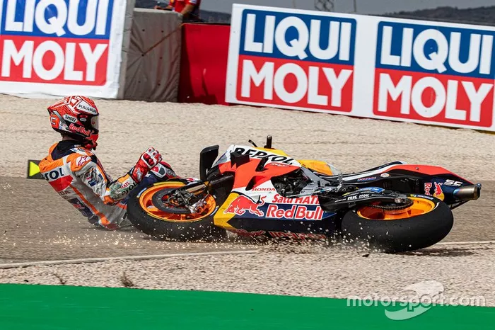 Marc Marquez, Repsol Honda Team crash