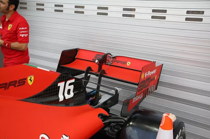 Alerón trasero del Ferrari SF90