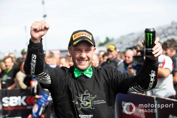 Jonathan Rea, Kawasaki Racing Team celebra su quinto título mundial