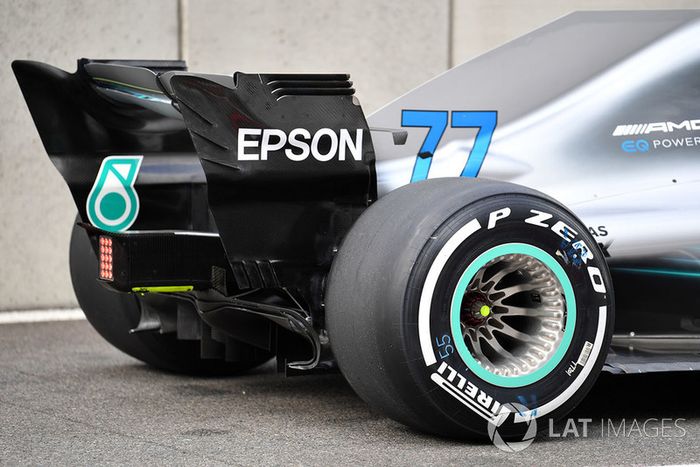 Valtteri Bottas, Mercedes AMG F1 W09 rear wing