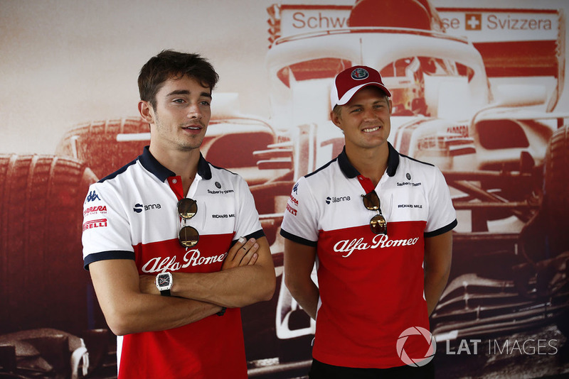 Charles Leclerc, Sauber dan Marcus Ericsson, Sauber