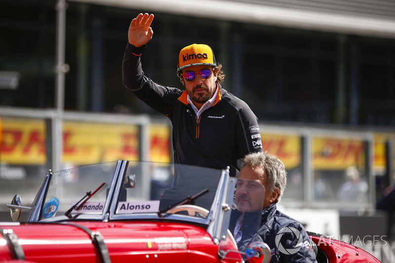 FBelga Nagydíj - versenyzői felvonulás - F1 2018