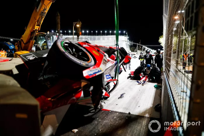 El accidente de Alex Lynn, Mahindra Racing, M7Electro