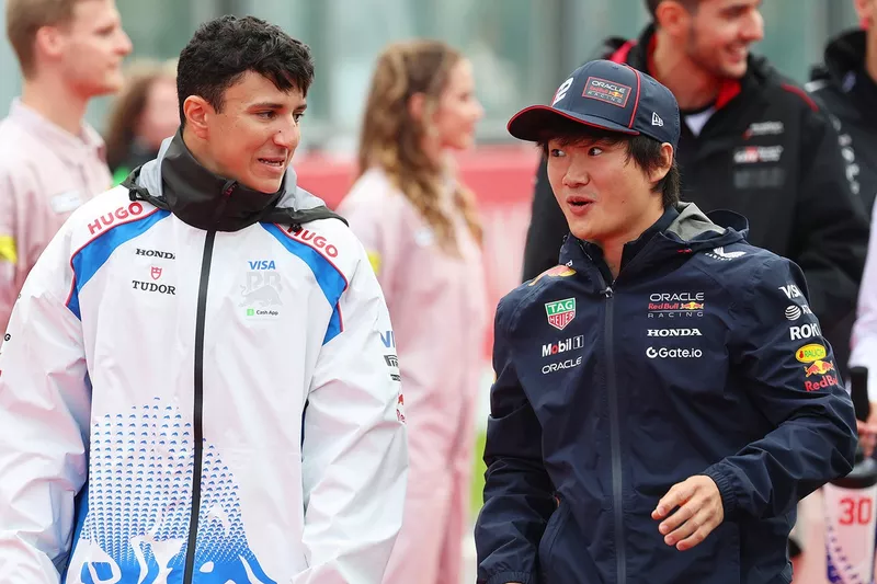 Yuki Tsunoda, Red Bull Racing, Isack Hadjar, Racing Bulls Team
