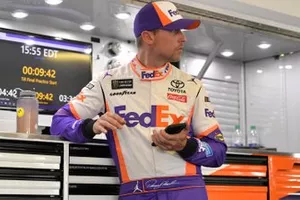  Denny Hamlin, Joe Gibbs Racing, Toyota Camry FedEx Office