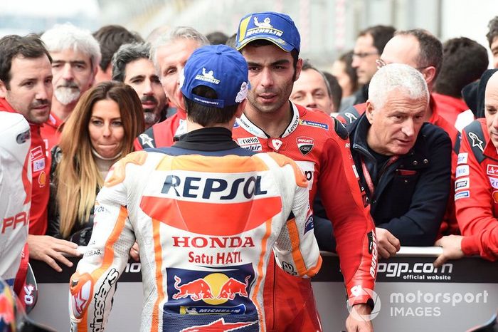 Marc Marquez, Repsol Honda Team, Danilo Petrucci, Ducati Team