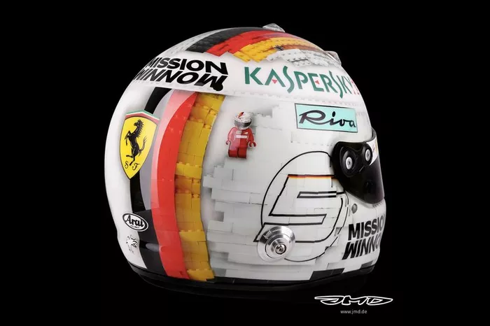 casco de Sebastian Vettel 