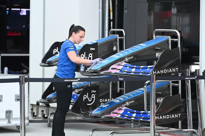 Alerón delantero del Alpine A522