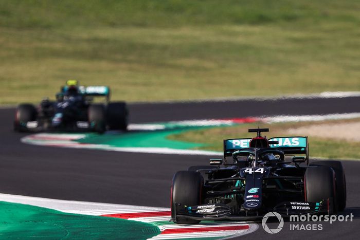 Lewis Hamilton, Mercedes F1 W11, Valtteri Bottas, Mercedes F1 W11